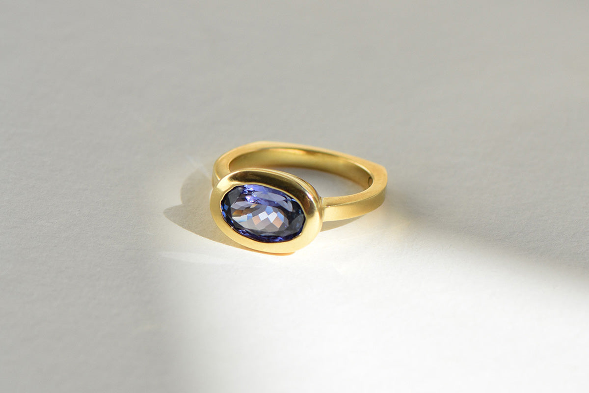 AMY TANZANITE RING charlotte-penman-2