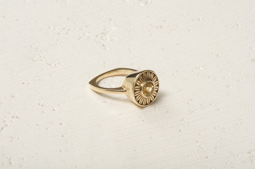DAISY COCKTAIL RING | ALL STONES | FINE | 9K GOLD