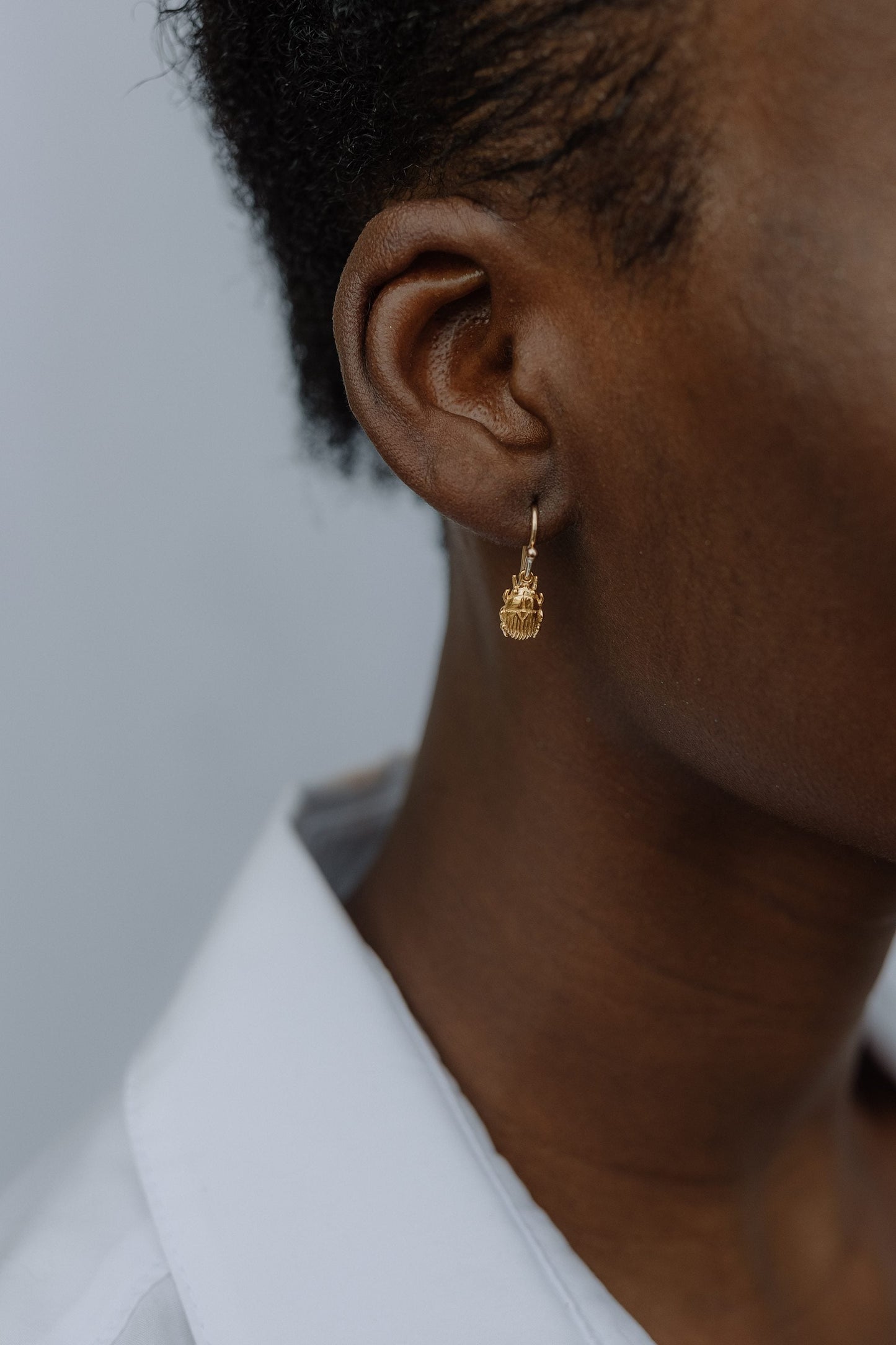 MINI SCARAB EARRINGS charlotte-penman-2