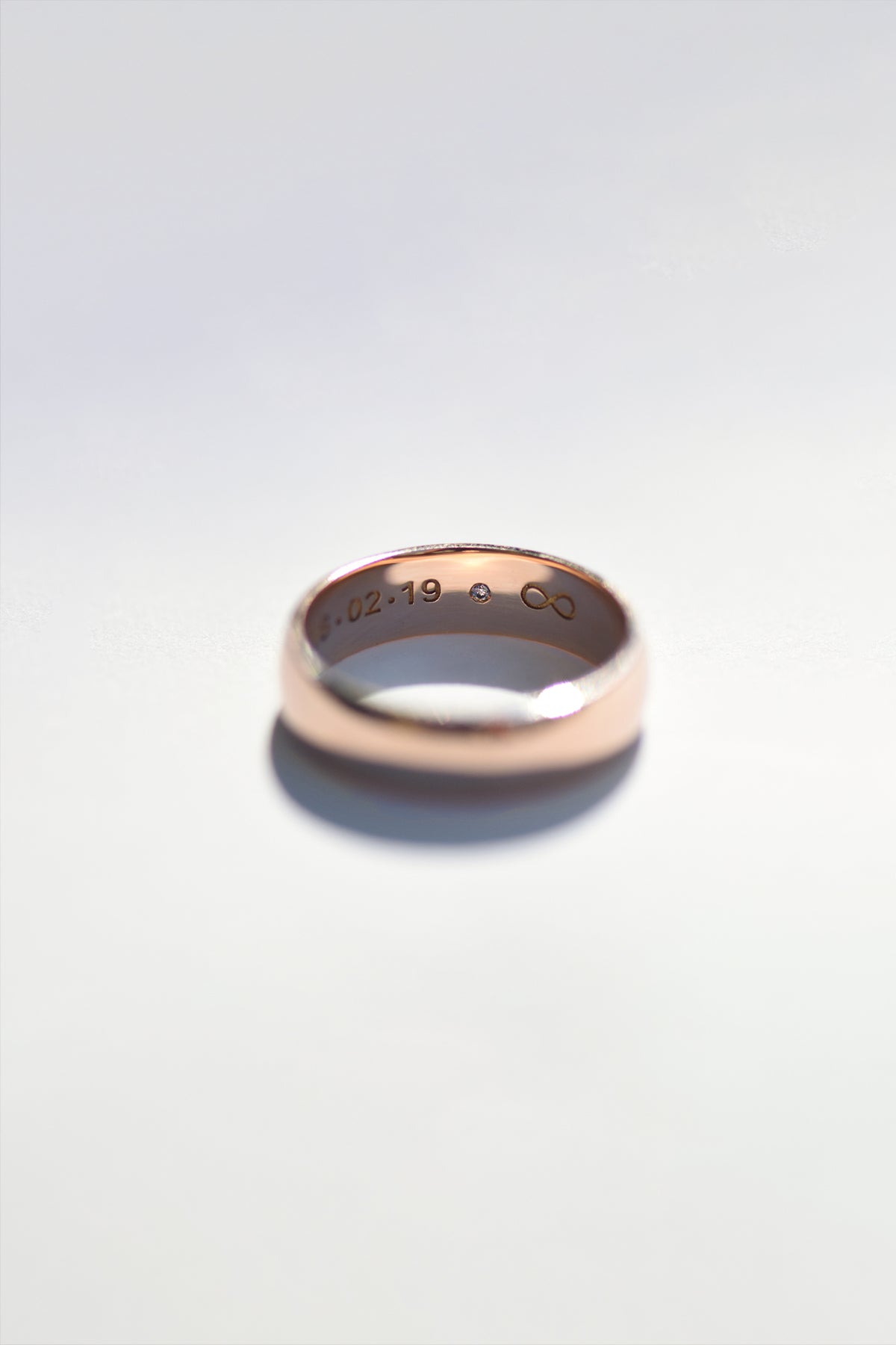 NICKLAUS WEDDING BAND / ROSE-GOLD / SQUARE / 6.8mm charlotte-penman-2