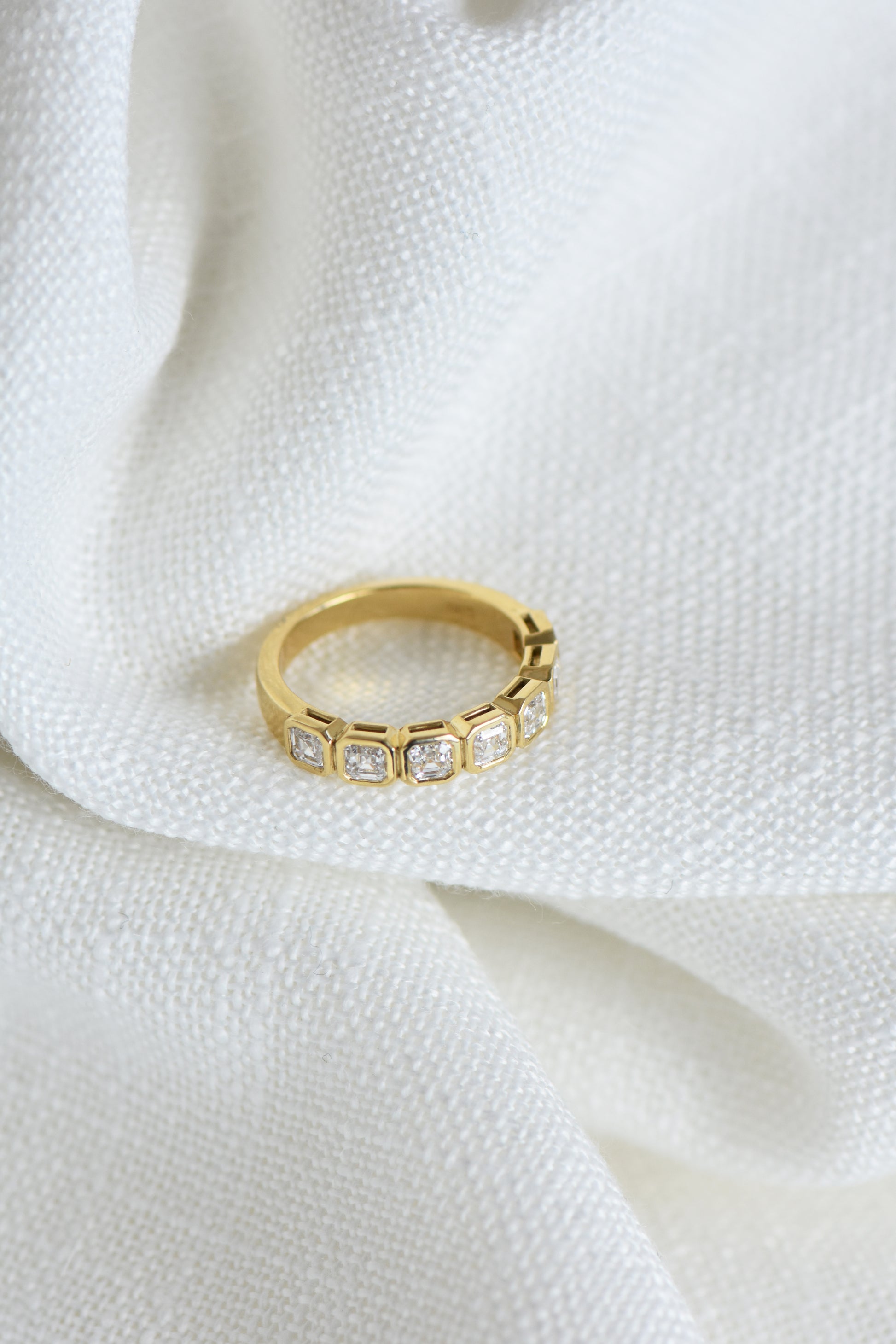 ASSCHER DIAMOND WEDDING RING charlotte-penman-2