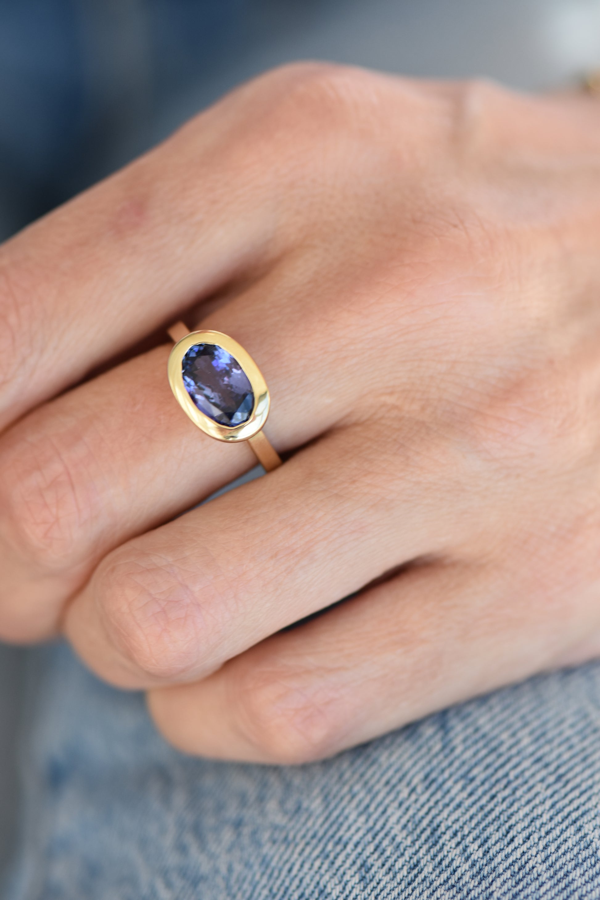 AMY TANZANITE RING charlotte-penman-2