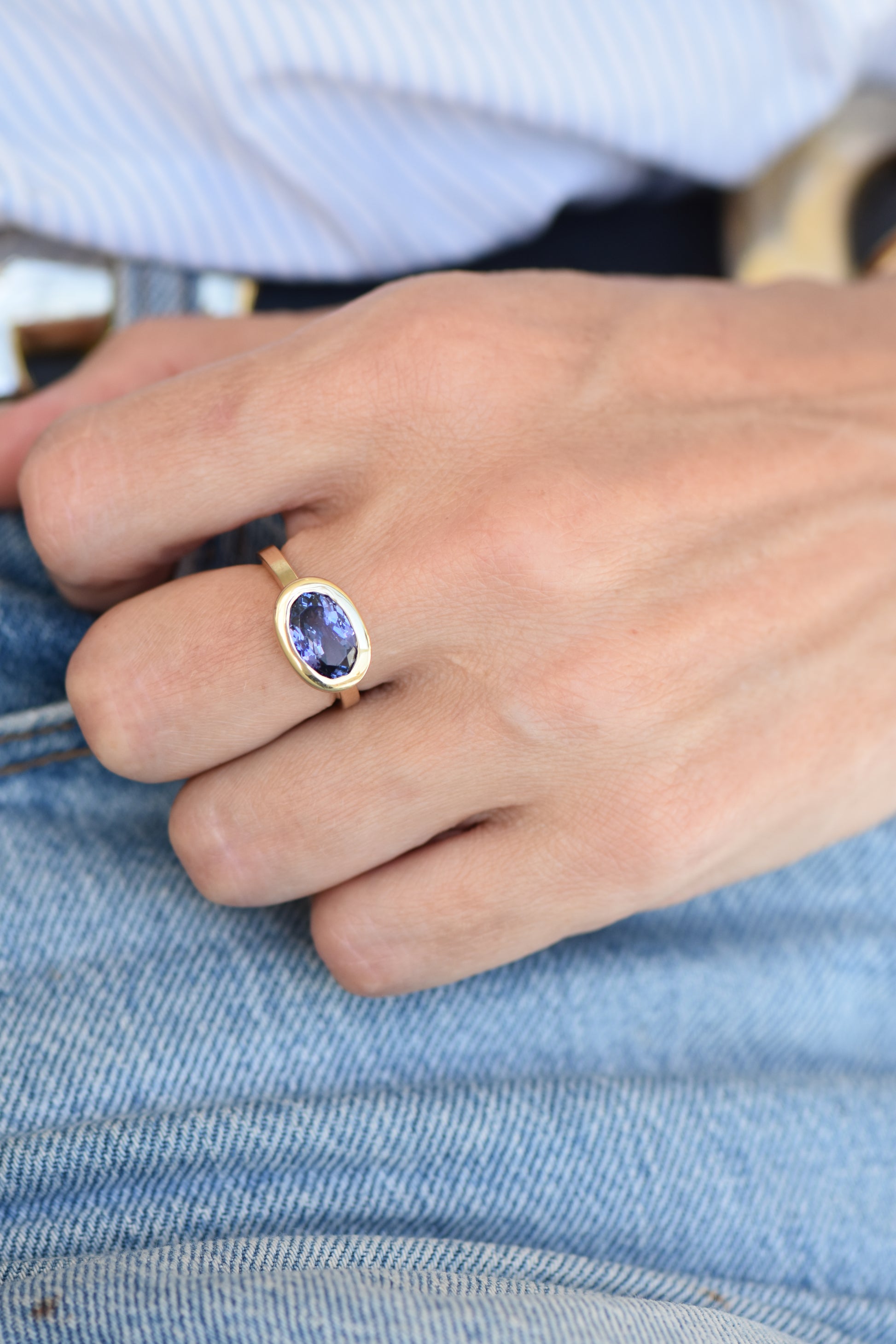 AMY TANZANITE RING charlotte-penman-2