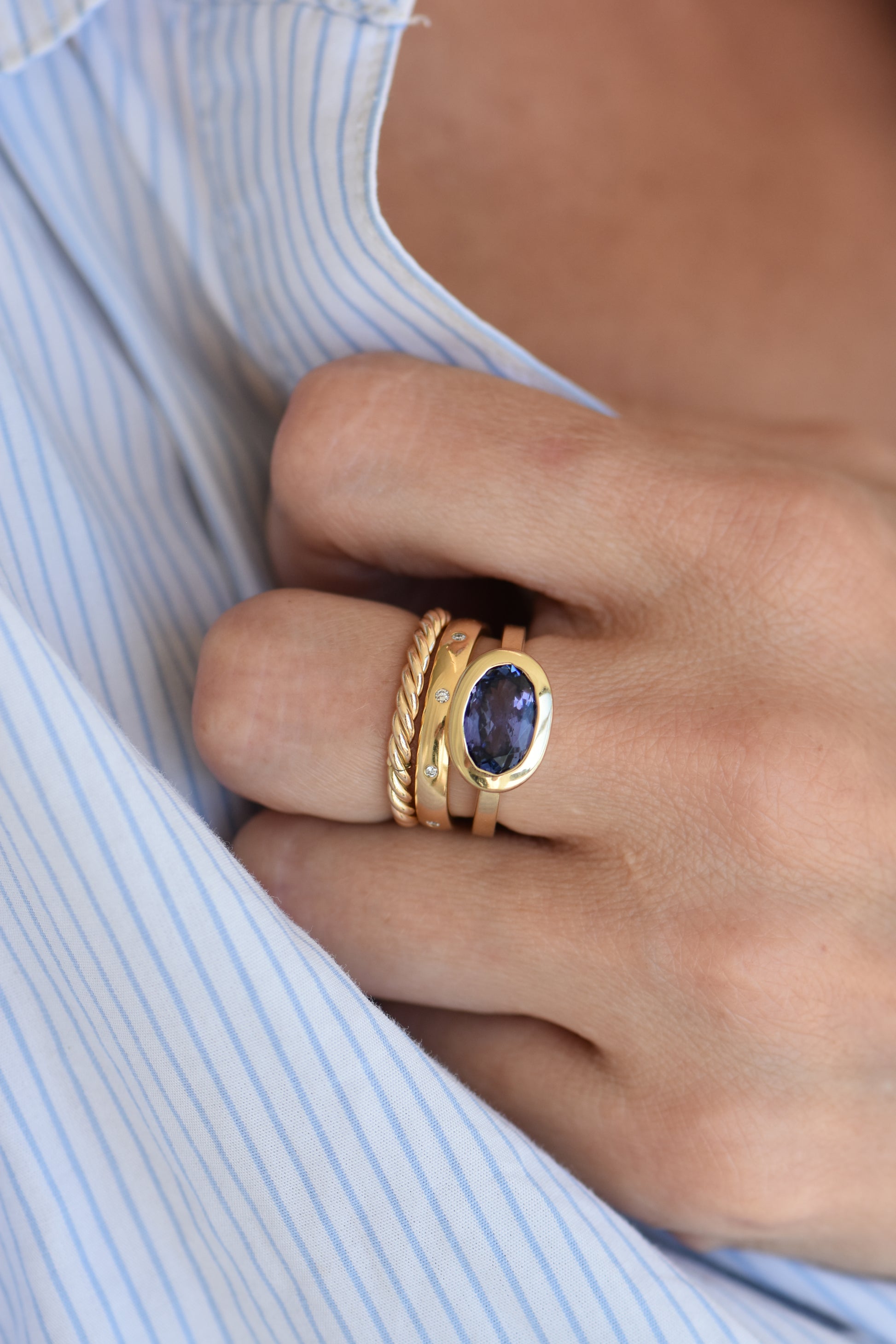 AMY TANZANITE RING charlotte-penman-2