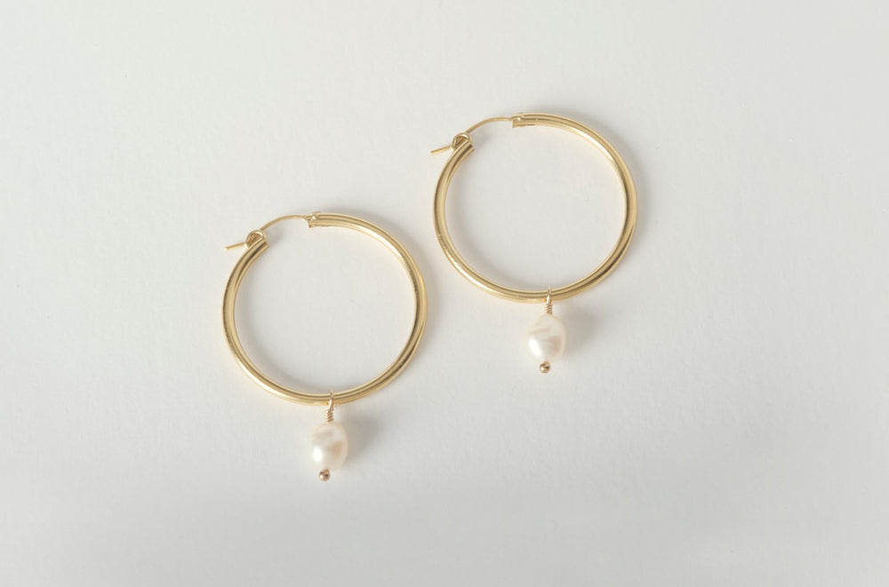 BACH HOOPS | PEARL | GOLD
