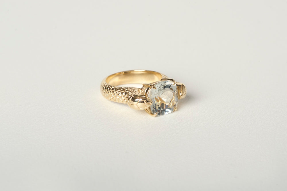 SERPENT COCKTAIL RING | ALL STONES | 9K GOLD