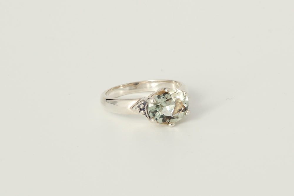 ARTEMIS COCKTAIL RING | GREEN AMETHYST | SILVER