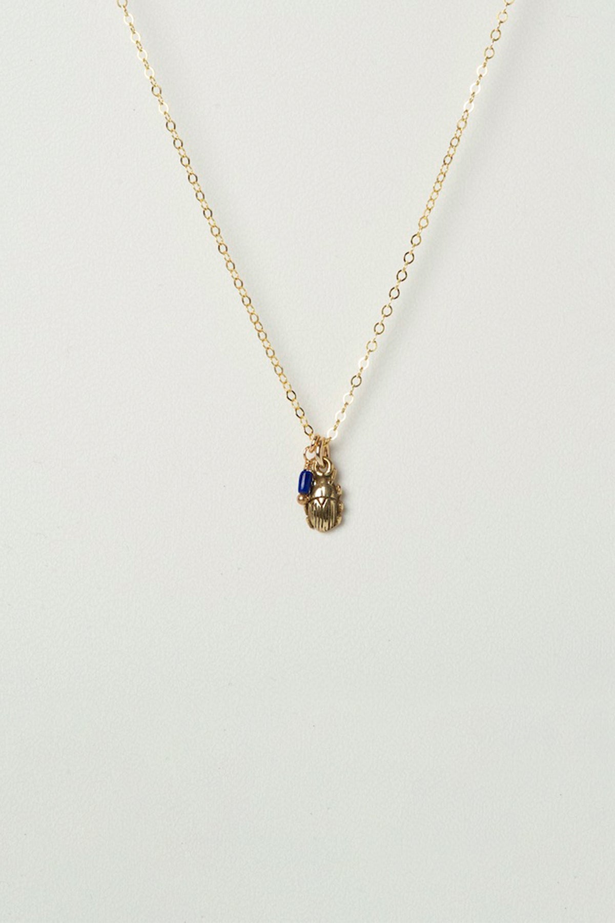 MINI SCARAB NECKLACE charlotte-penman-2