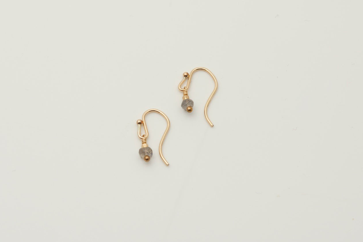 BEBE GEM DROPLET EARRINGS charlotte-penman-2