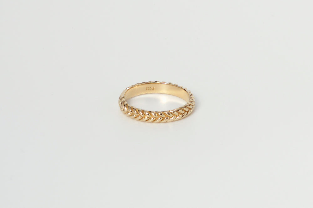 WHEAT RING | SMALL | FINE | 9K GOLD