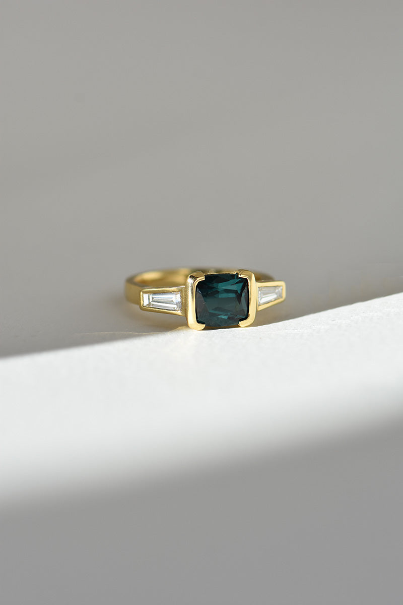 TRINH RING | TOURMALINE & DIAMOND charlotte-penman-2